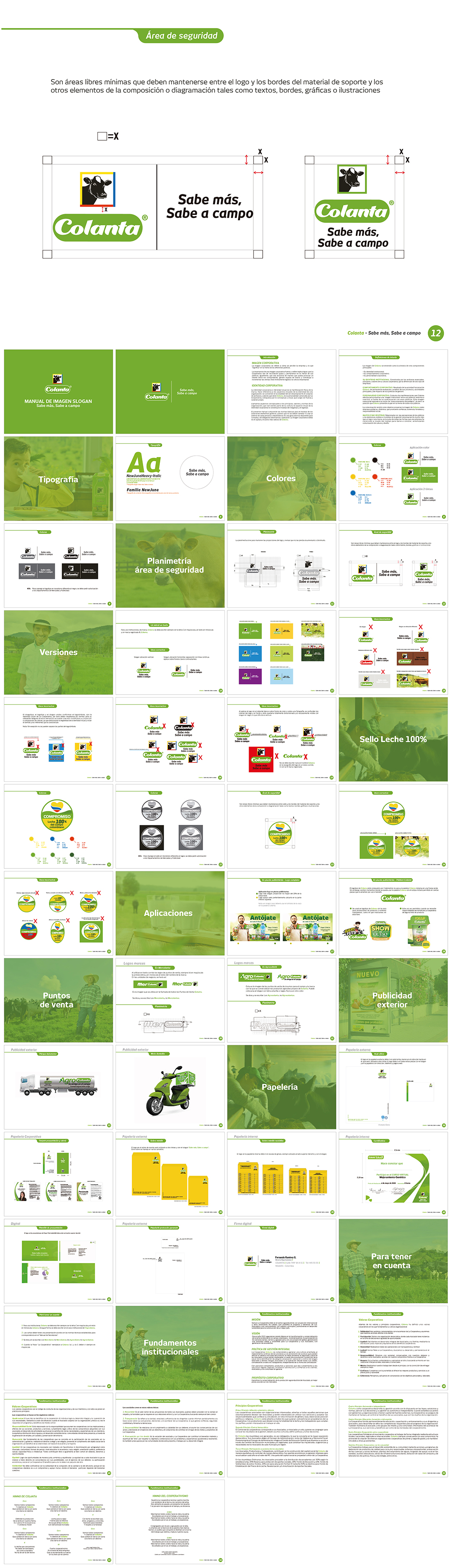 哥伦比亚COLANTA乳制品品牌VI手册