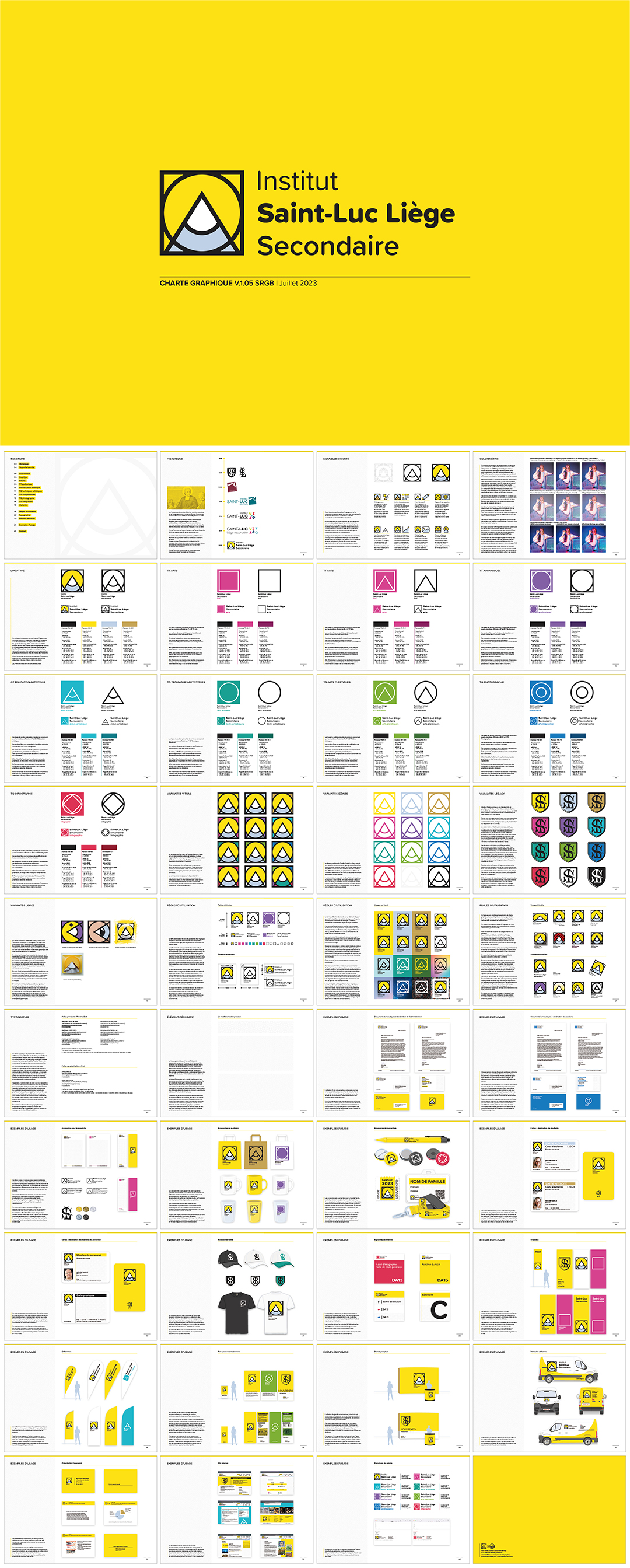 比利时INSTITUT SAINT-LUC LIÈGE艺术教育机构VI手册
