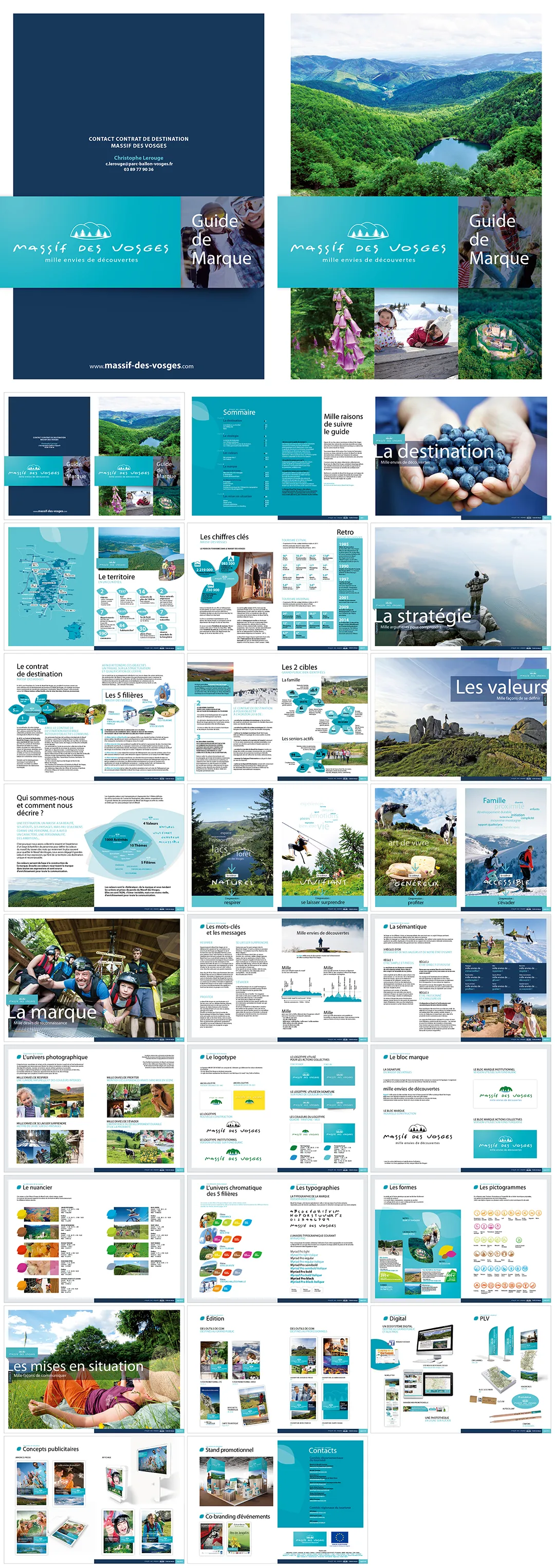 法国MASSIF DES VOSGES孚日山脉旅游品牌手册