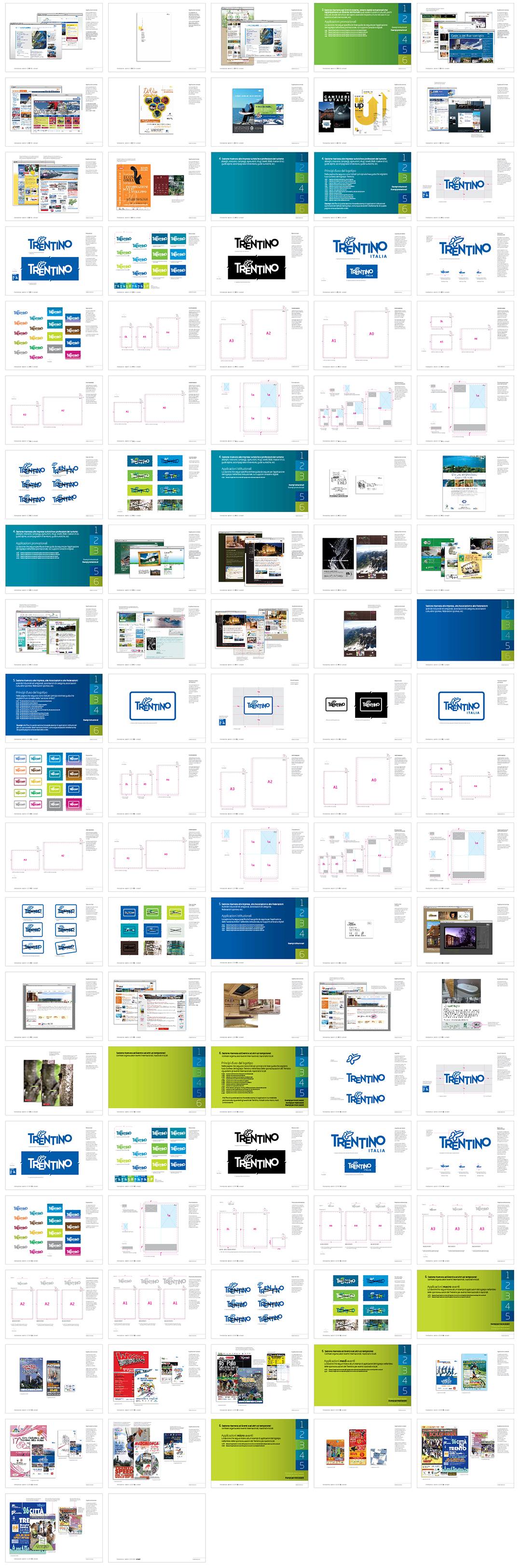 意大利TRENTINO特伦蒂诺城市品牌VI手册