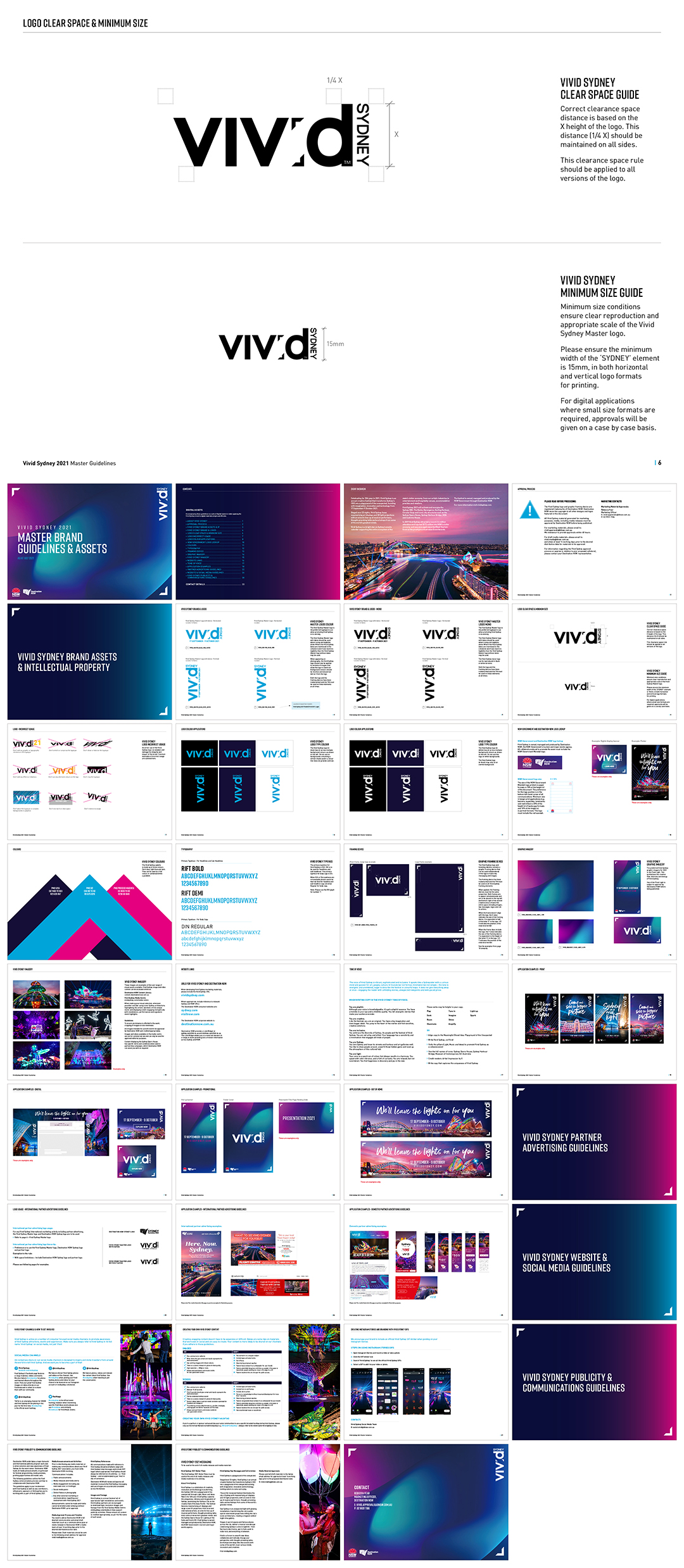 澳大利亚VIVID SYDNEY年度灯光、音乐和创意节活动VI手册