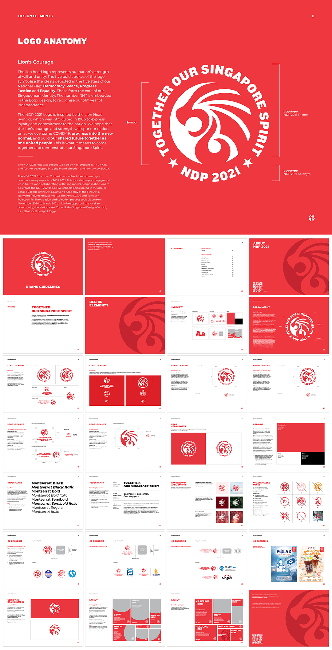 新加坡SINGAPORE NATIONAL DAY PARADE国庆日游行活动VI手册