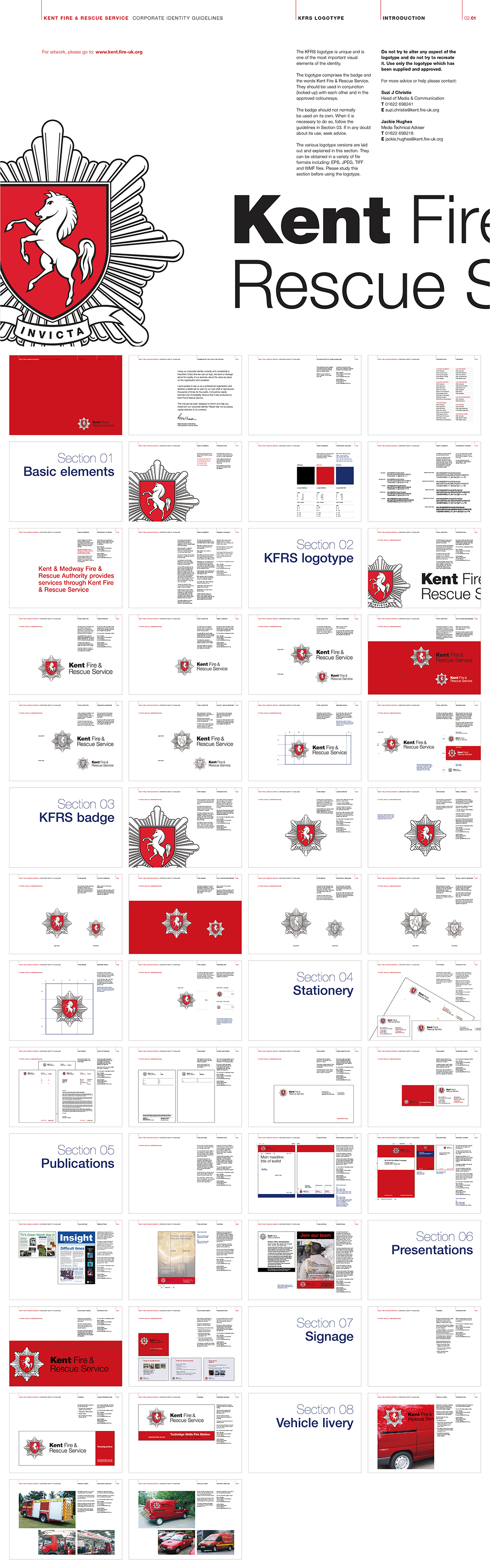 英国KENT FIRE & RESCUE SERVICE消防救援VI手册