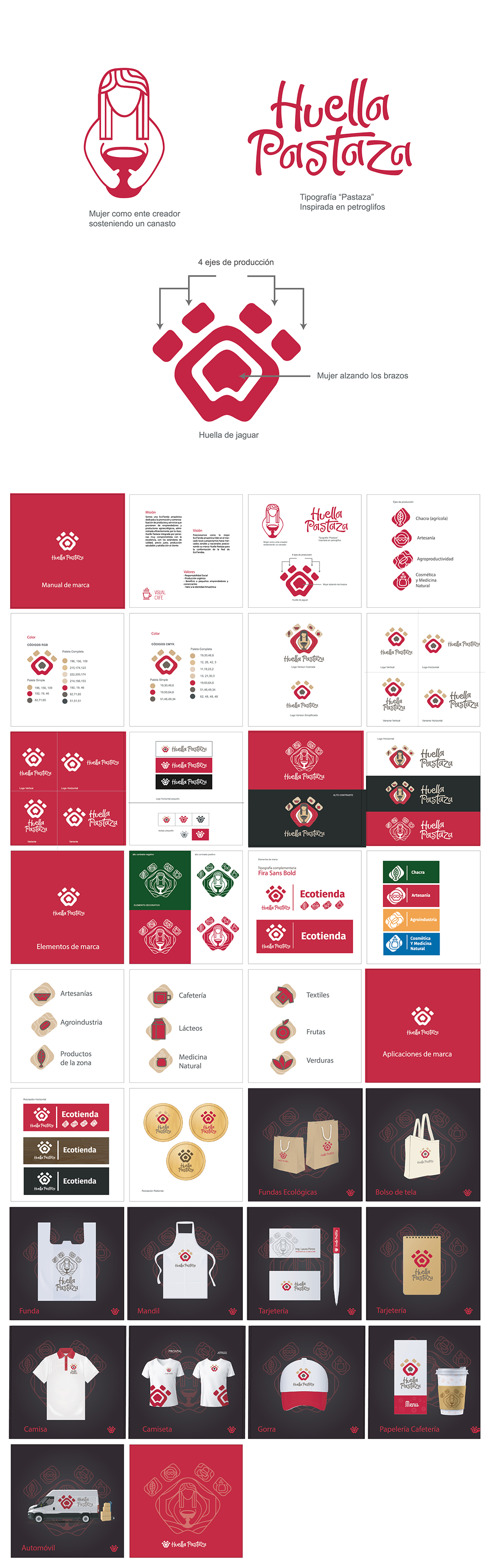 厄瓜多尔Huella Pastaza生态商店品牌VI手册