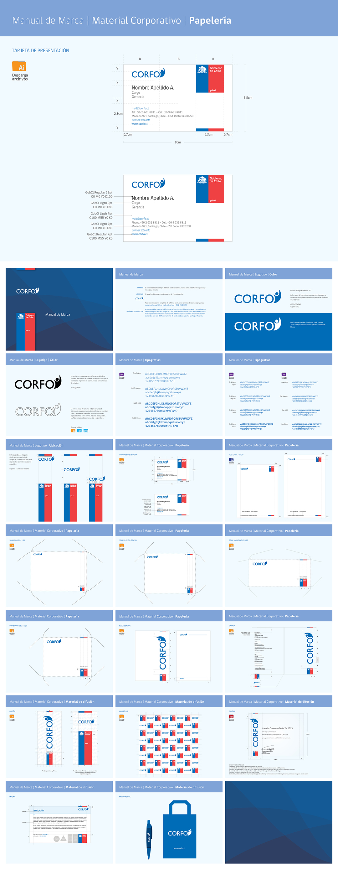 智利Corfo生产促进会VI手册