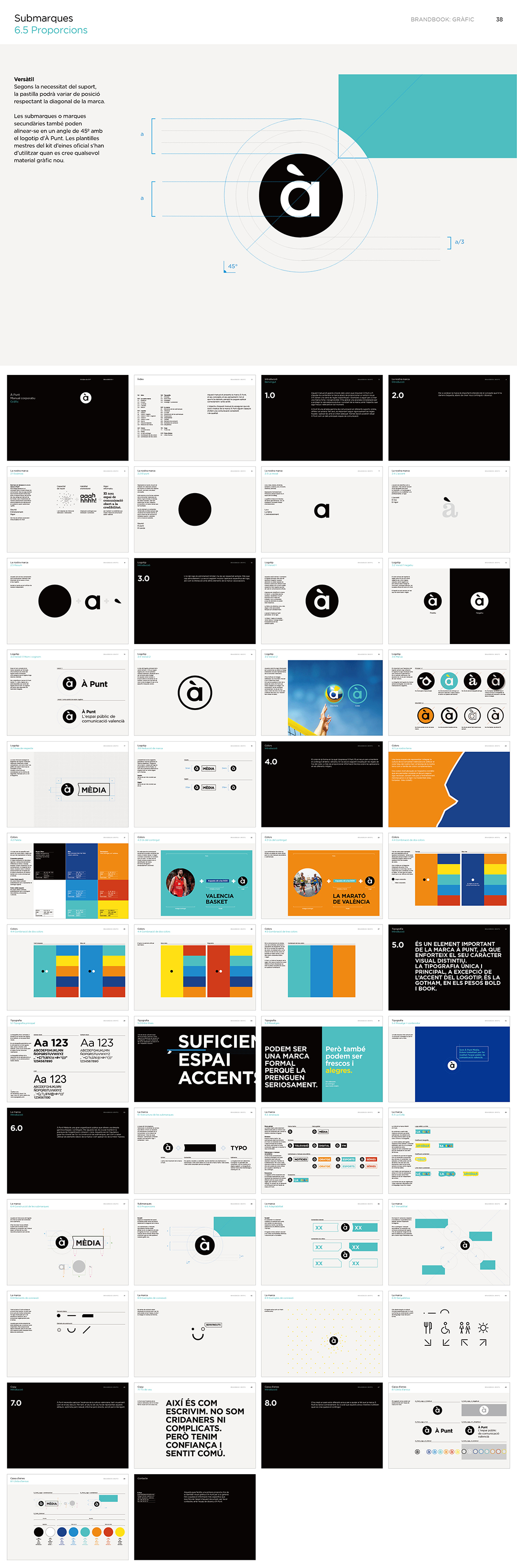 西班牙À PUNT广播电台和新闻网品牌VI手册