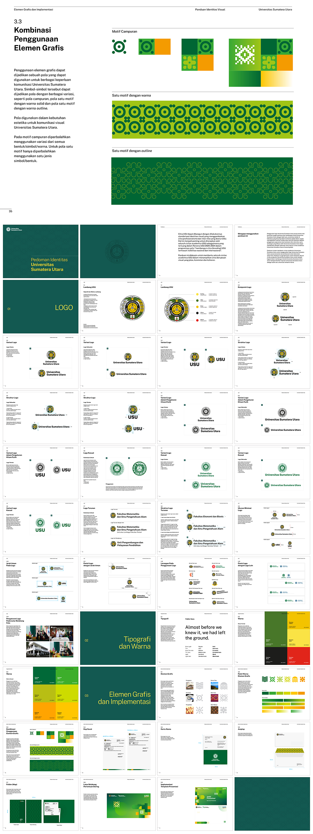 印度尼西亚Universitas Sumatera Utara北苏门答腊大学VI手册