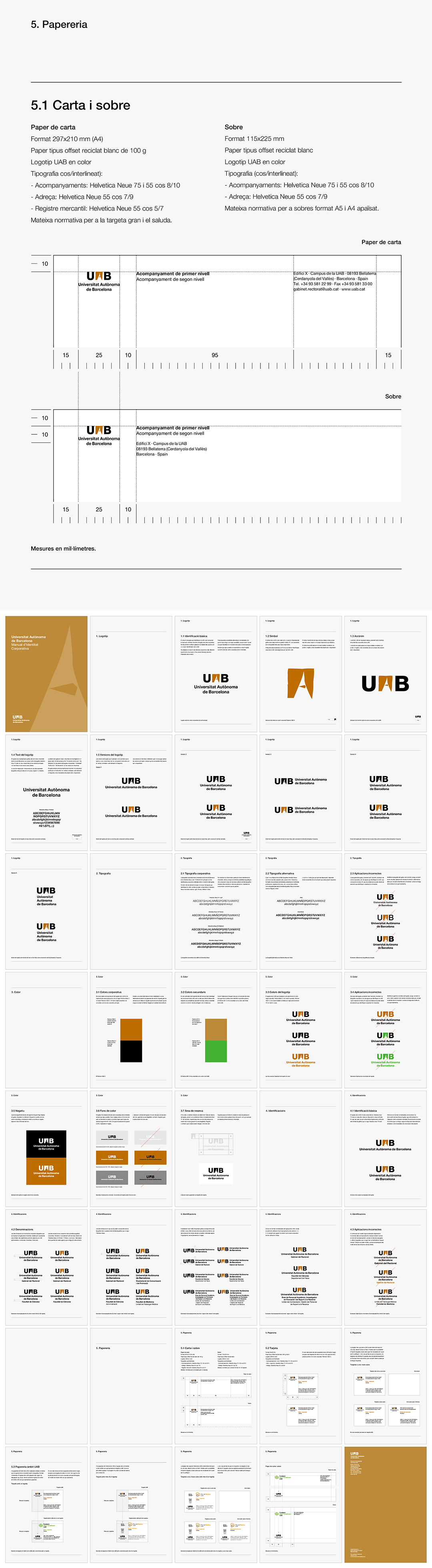 西班牙UAB巴塞罗那自治大学VI手册