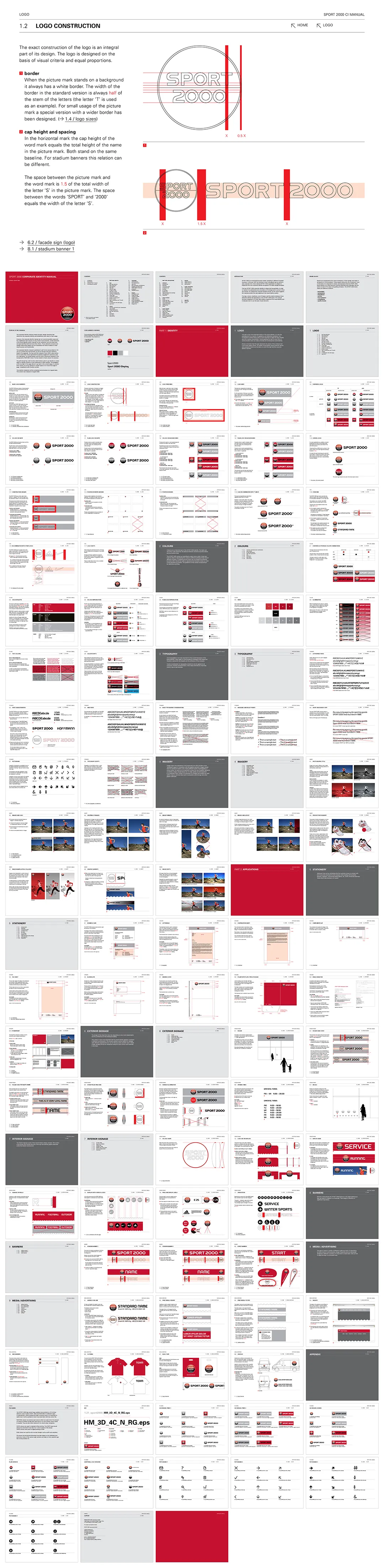 法国Sport 2000体育用品零售商VI手册