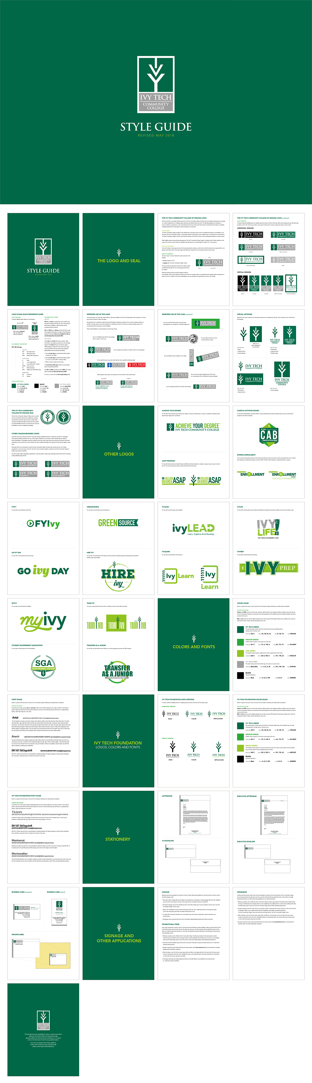 美国IVY TECH常春藤科技社区学院VI手册