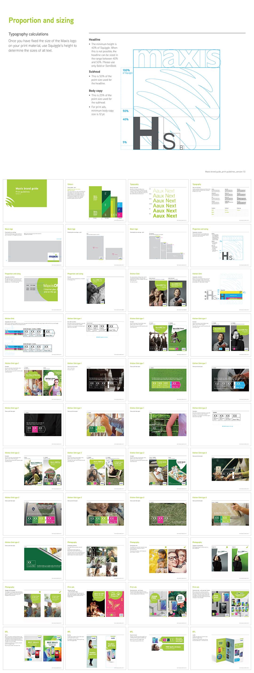 马来西亚Maxis Communications电信运营商品牌VI手册