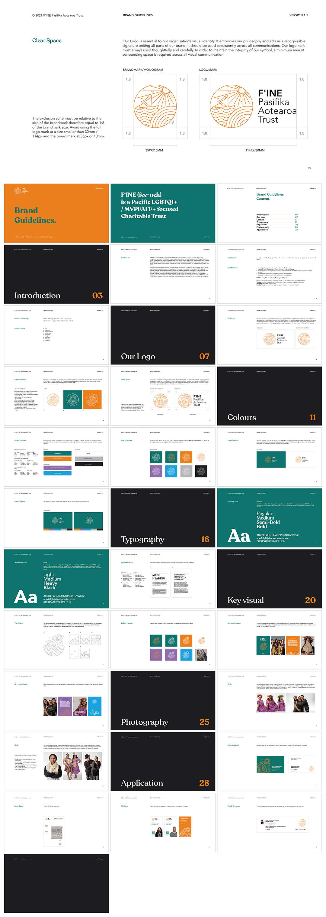 新西兰F’INE Pasifika Aotearoa Trust慈善组织VI手册