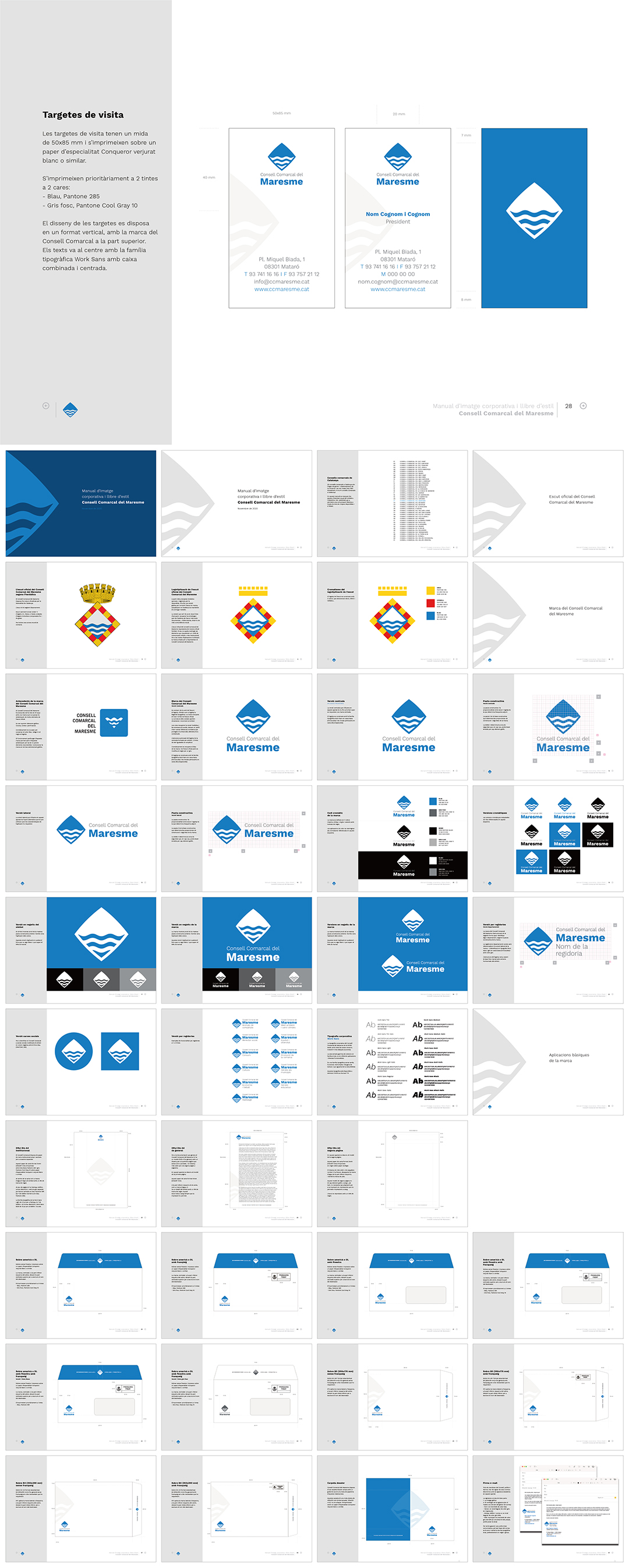 西班牙CONSELL COMARCAL DEL MARESME加泰罗尼亚自治区政府机构VI手册