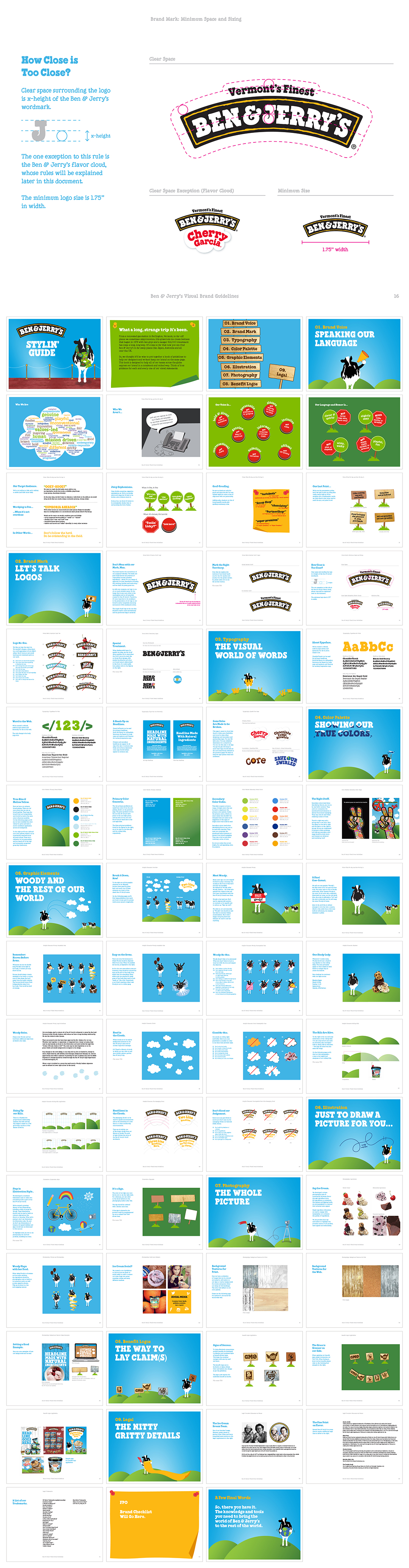 美国Ben & Jerry’s冰淇淋品牌VI手册
