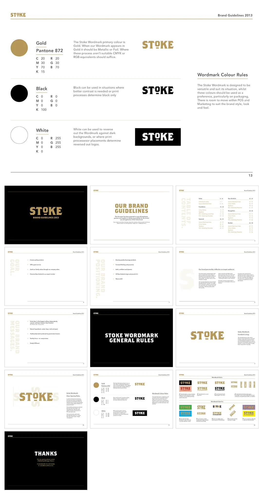 新西兰Stoke手工啤酒品牌logo规范