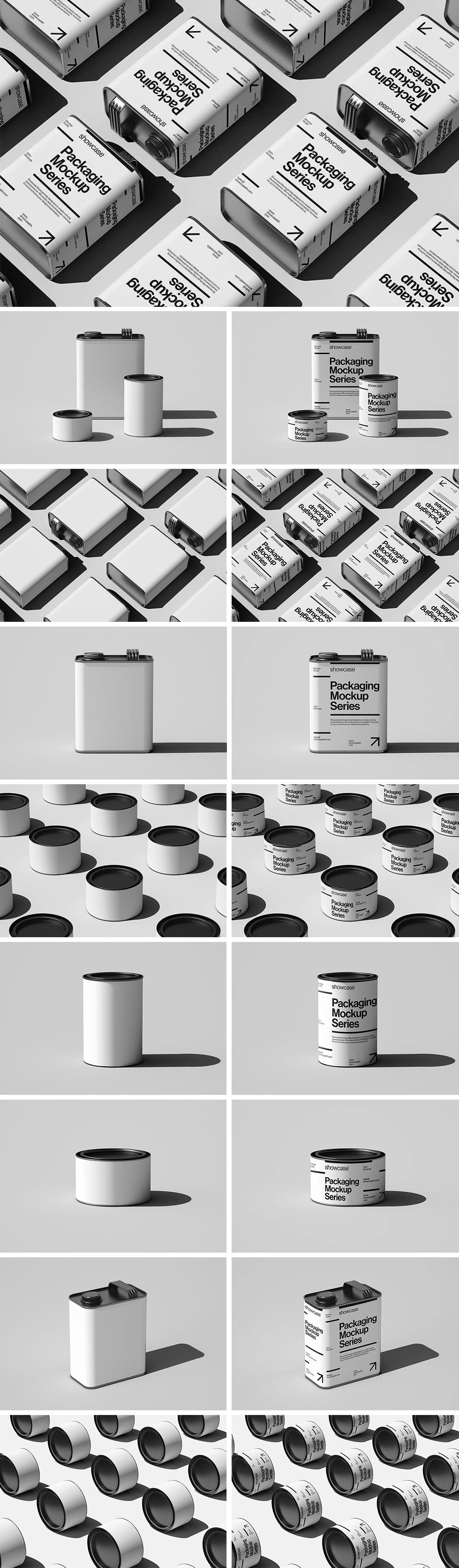 极简金属罐头PS样机