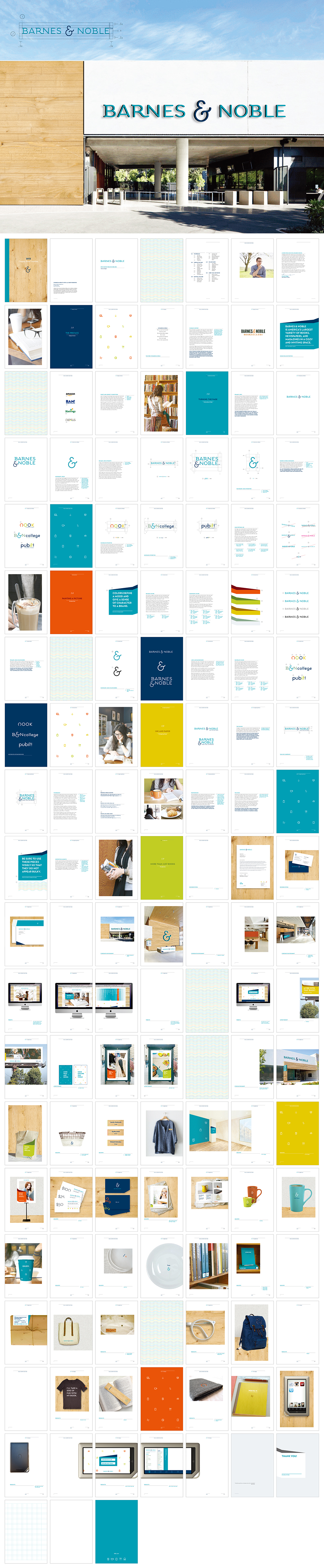 美国Barnes & Noble大型书店连锁品牌VI手册