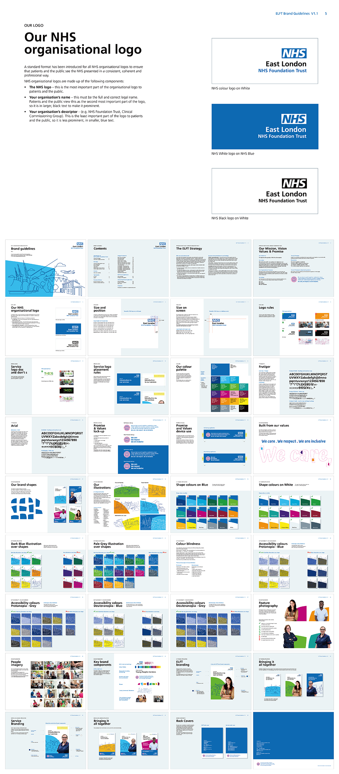 英国East London NHS Foundation Trust医疗机构VI手册