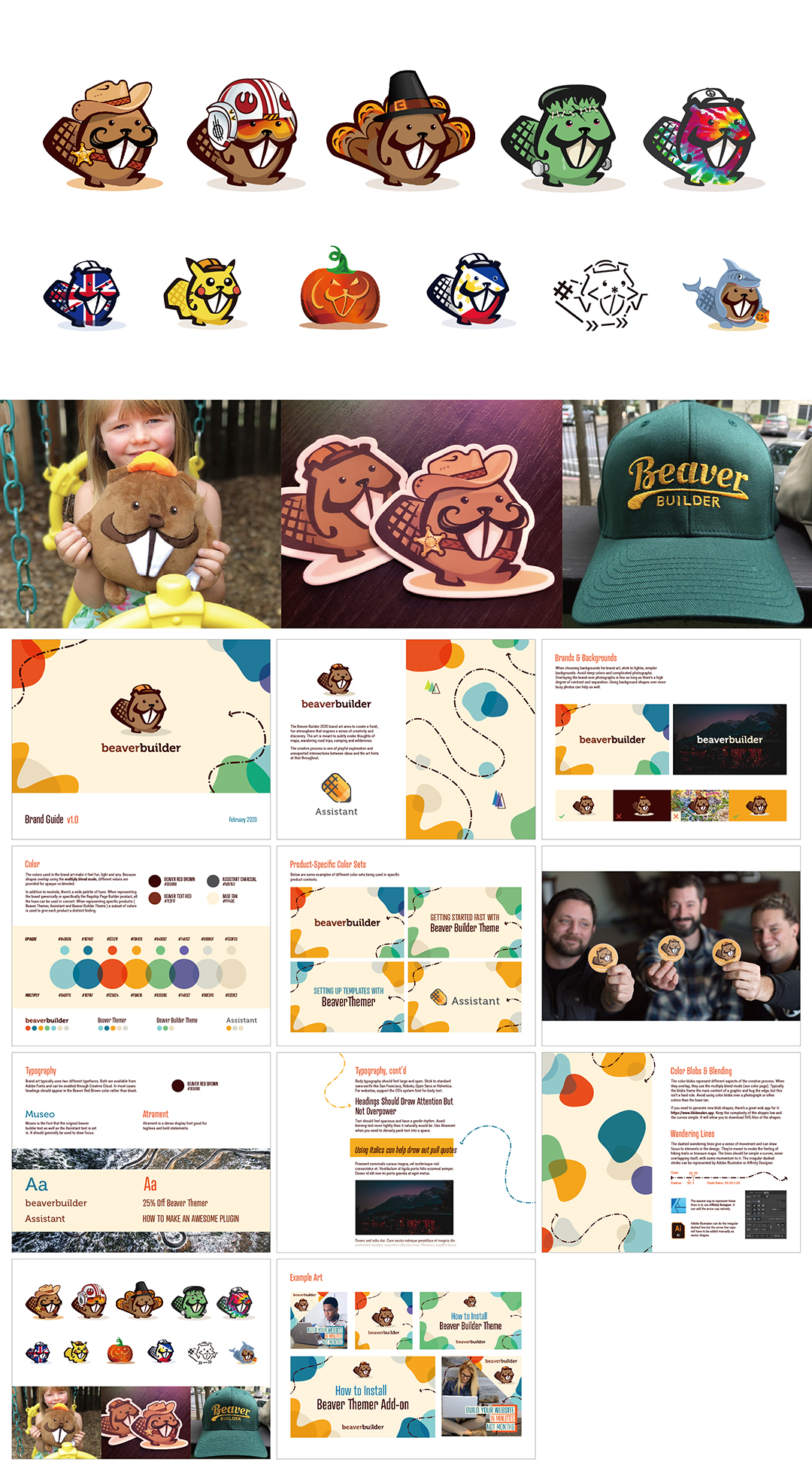 美国Beaver Builder网页设计工具品牌海狸IP手册