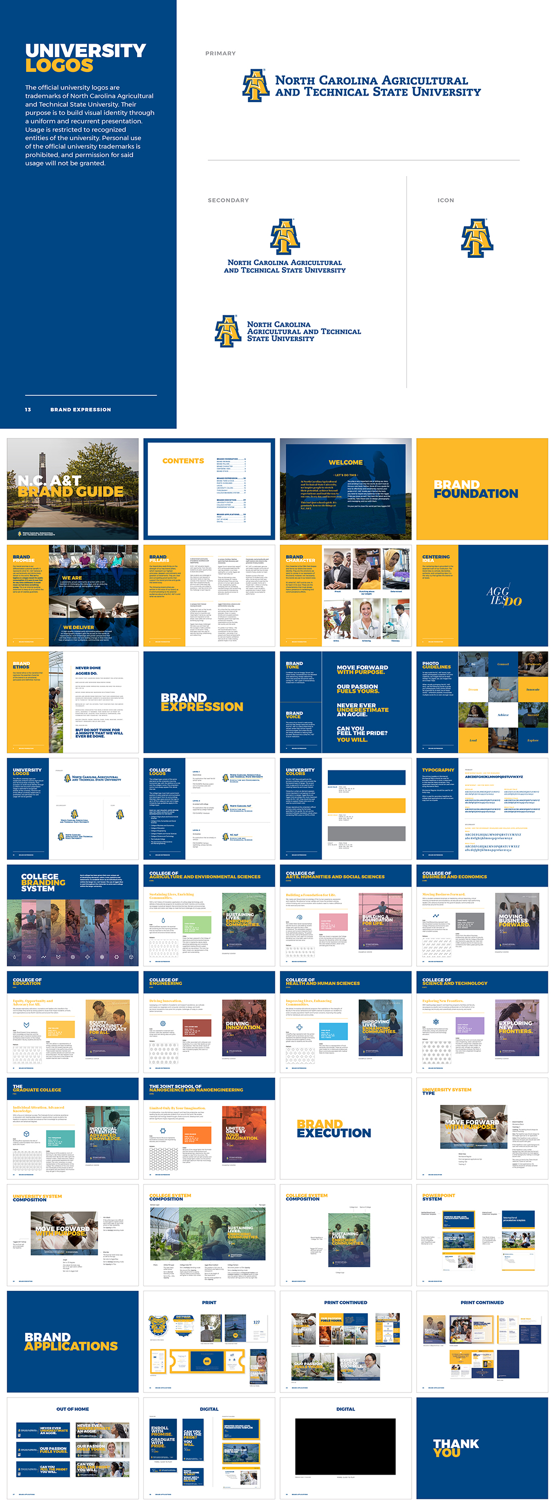 美国N.C. A&T北卡罗来纳农工州立大学VI手册