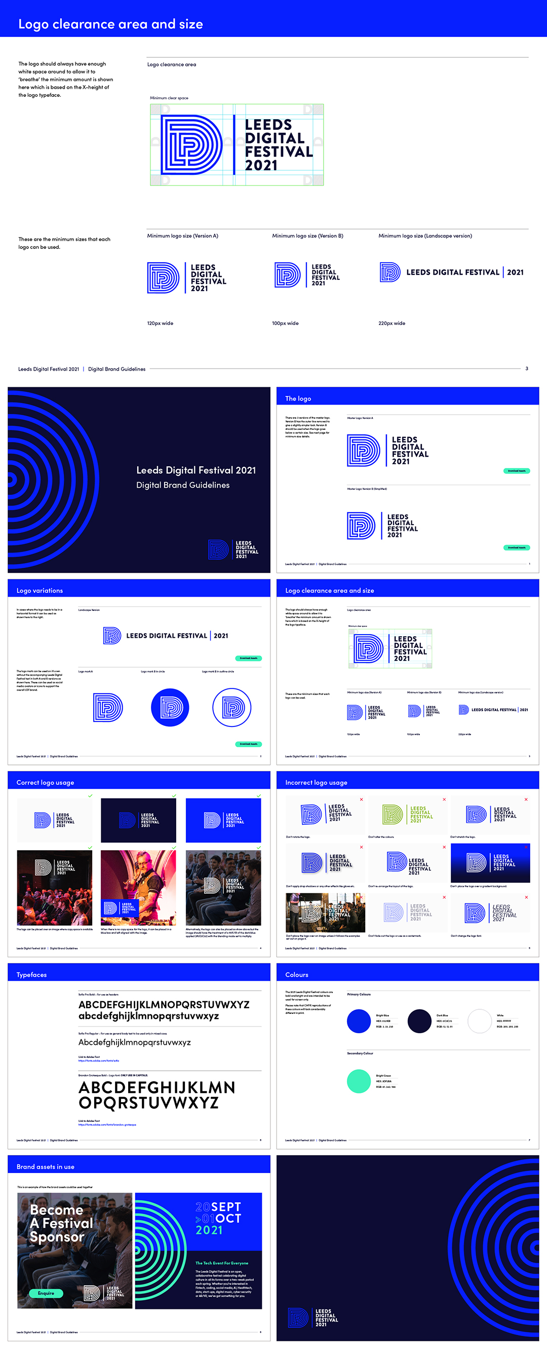 英国Leeds Digital Festival 2021利兹数字节活动logo规范