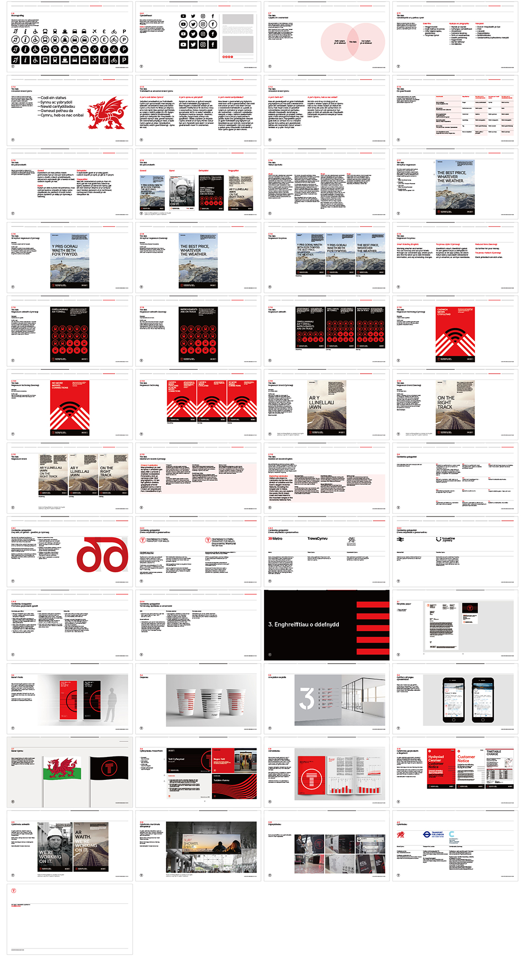 英国威尔士Transport for Wales交通网络公司VI手册