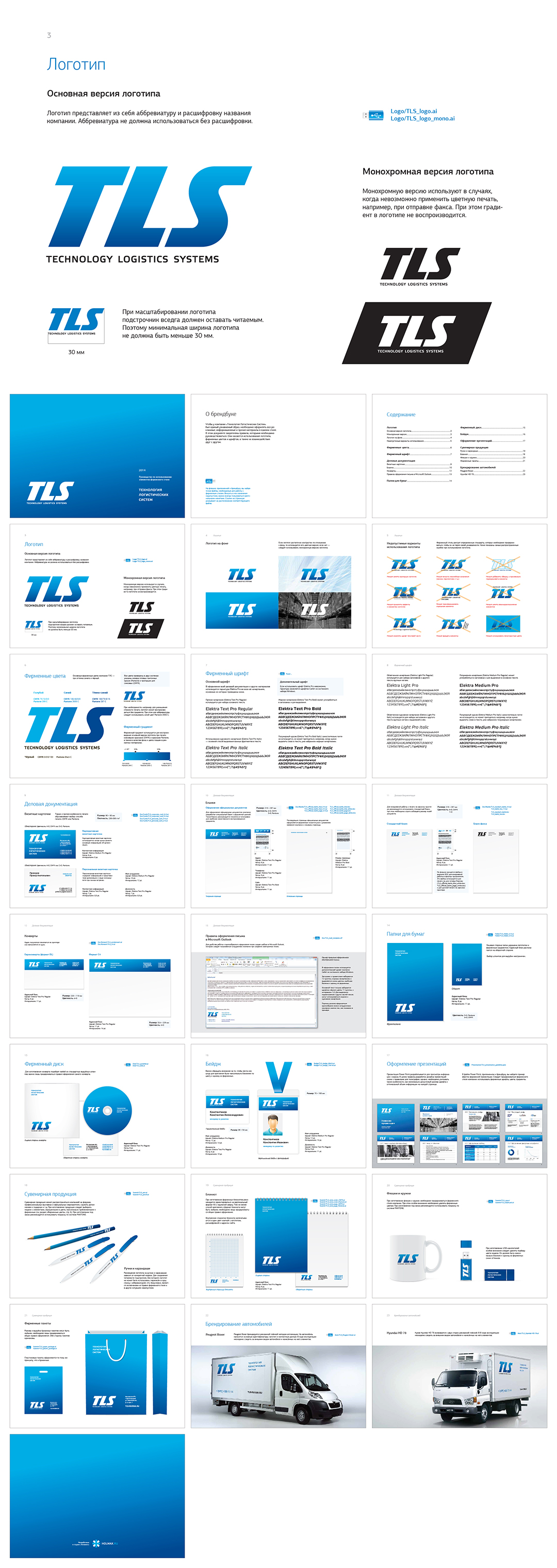 俄罗斯Technology Logistics Systems国家物流协会VI手册