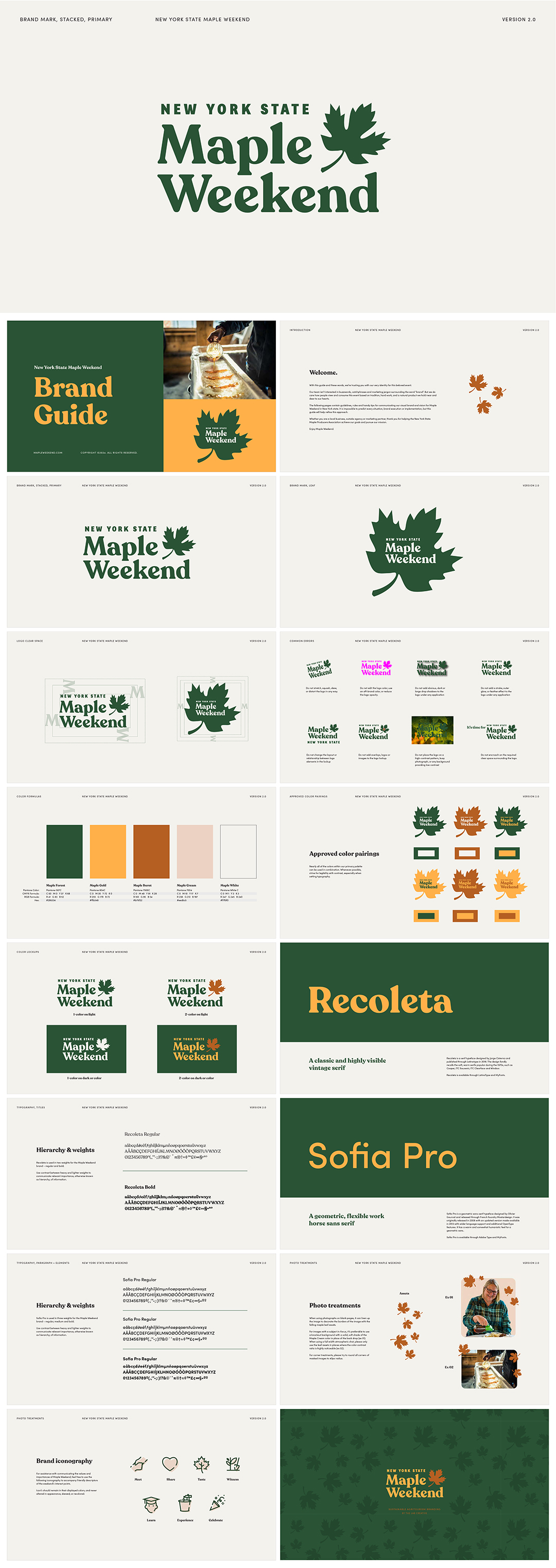 美国NY State Maple Week-end纽约州枫糖产业活动logo规范