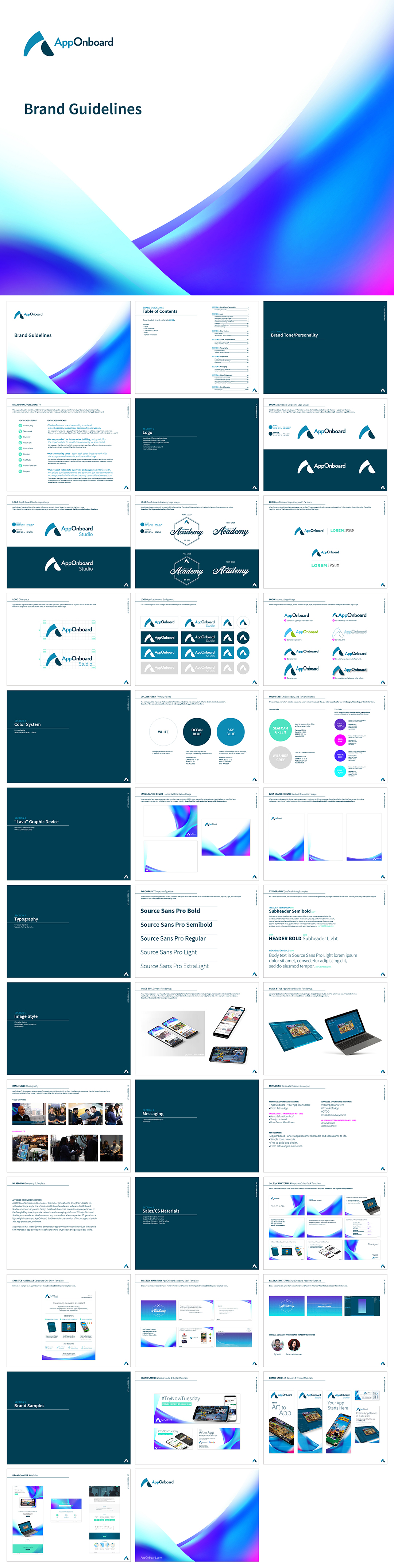 美国AppOnBoard移动应用开发公司VI手册