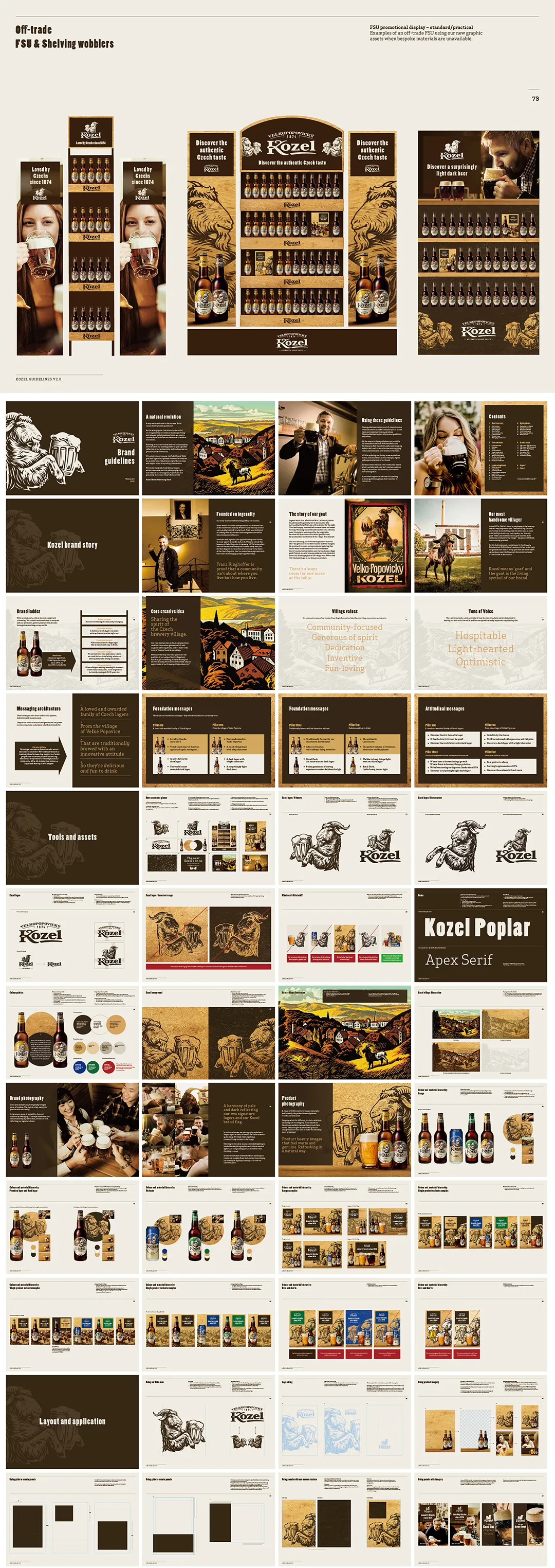 捷克Kozel啤酒品牌VI手册