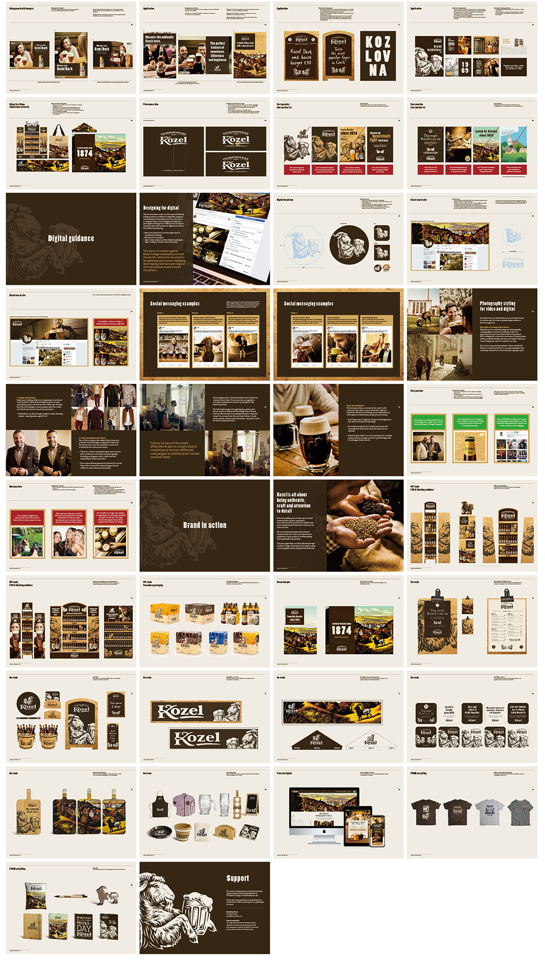 捷克Kozel啤酒品牌VI手册