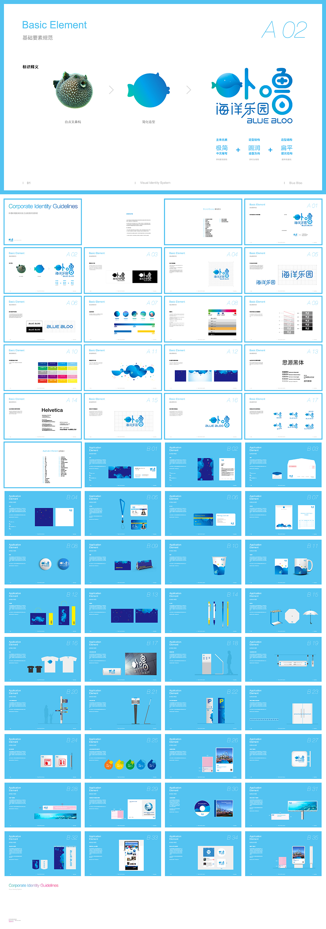 海洋主题商业项目VI手册