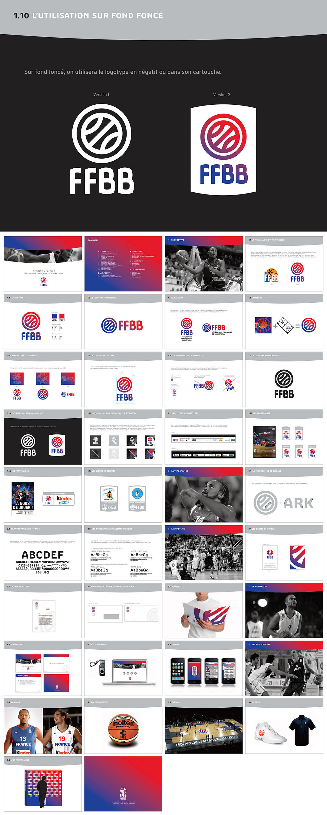 法国FFBB(Fédération Française de Basket-Ball)篮球协会VI手册