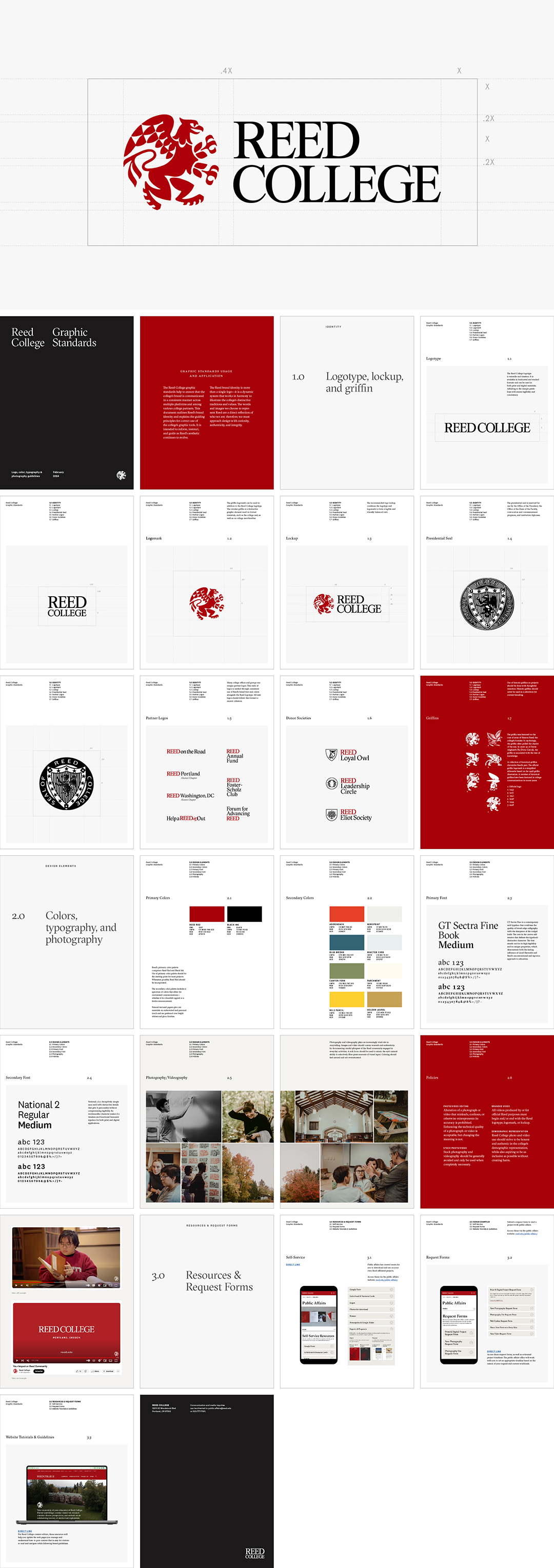 美国Reed College里德学院VI手册