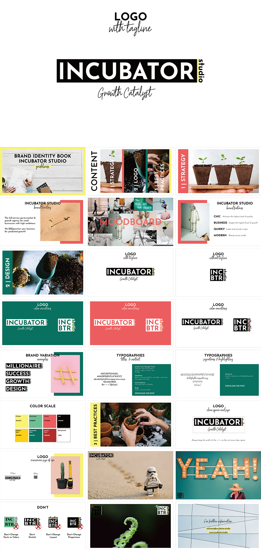 法国Incubator Studio创业孵化器工作室VI手册