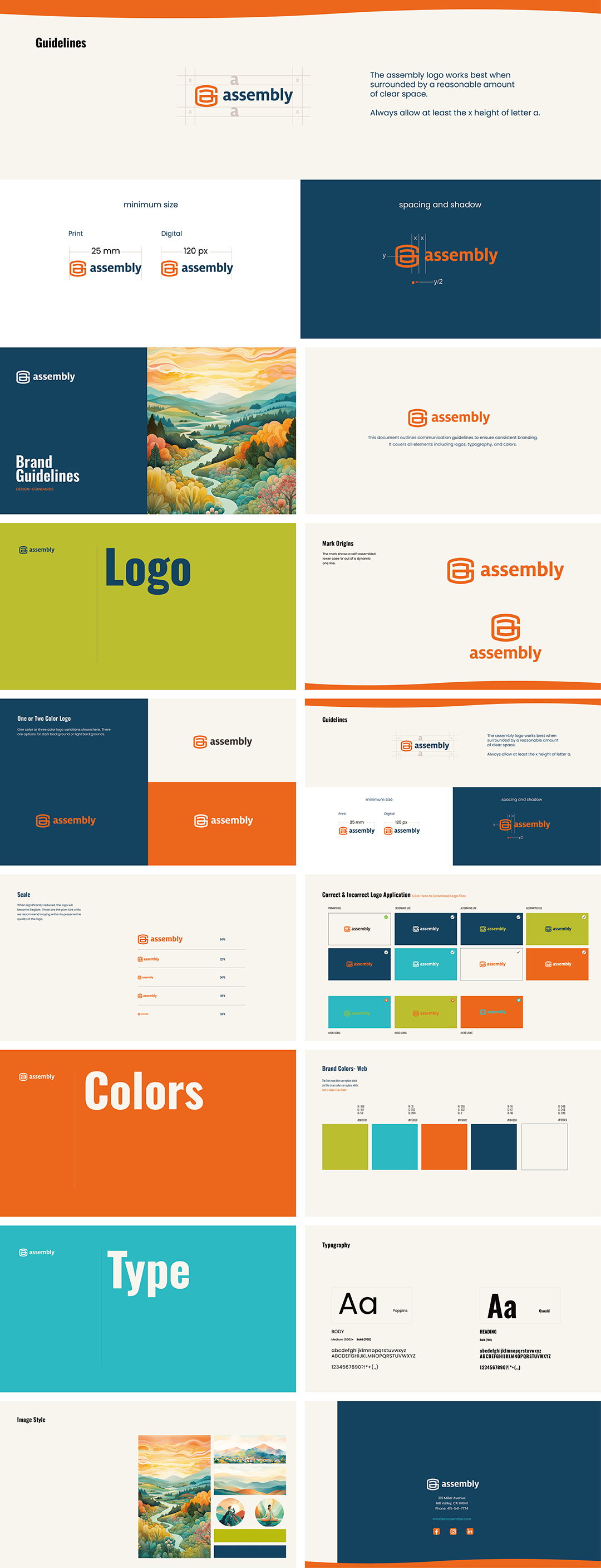 美国Assembly Wealth财富管理公司logo规范