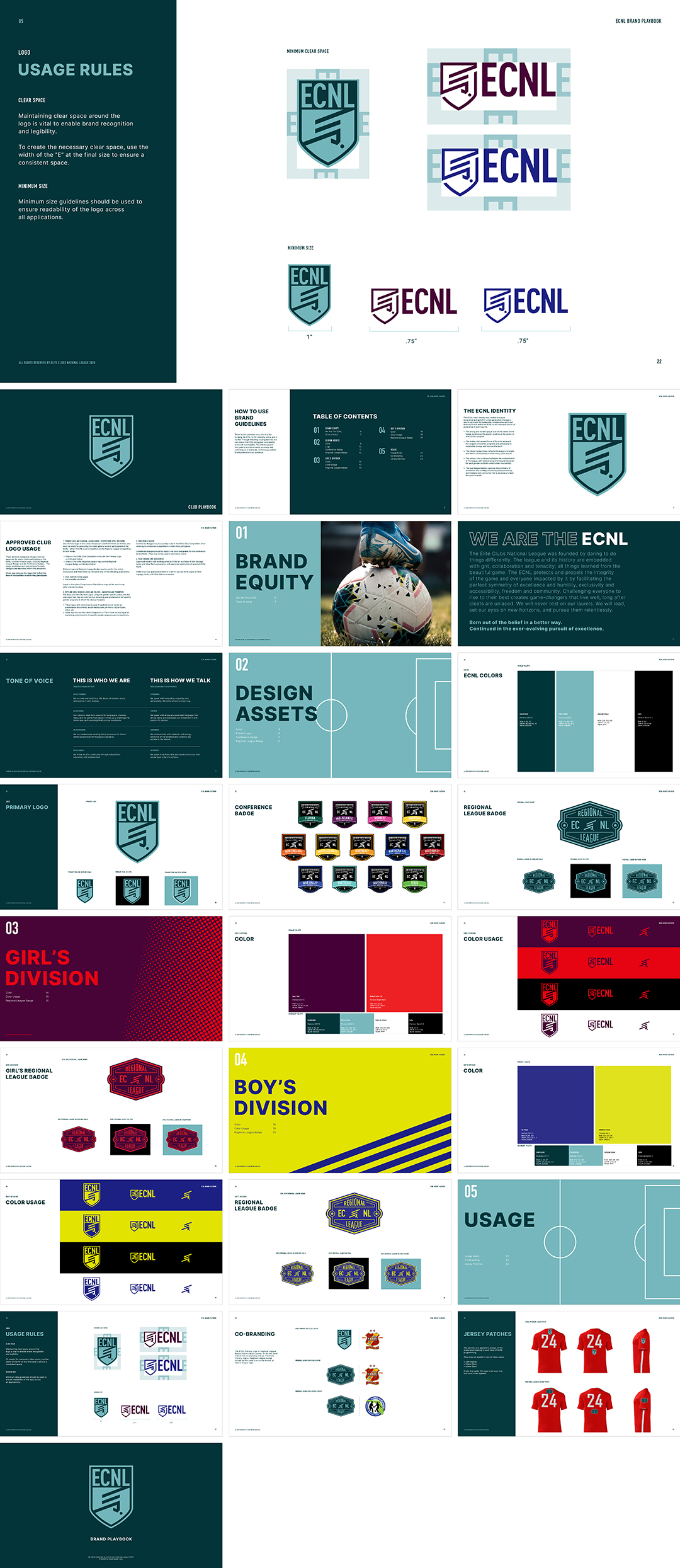 美国ECNL青少年足球联赛精英俱乐部国家联盟VI手册