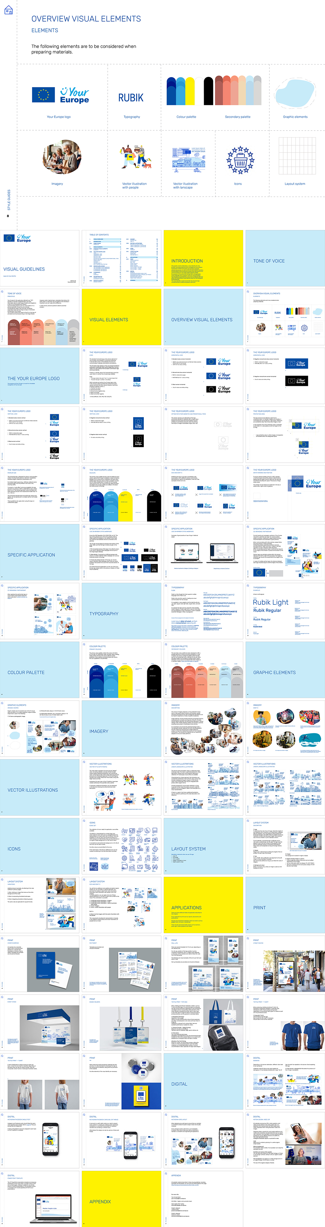 欧洲Your Europe信息平台VI手册