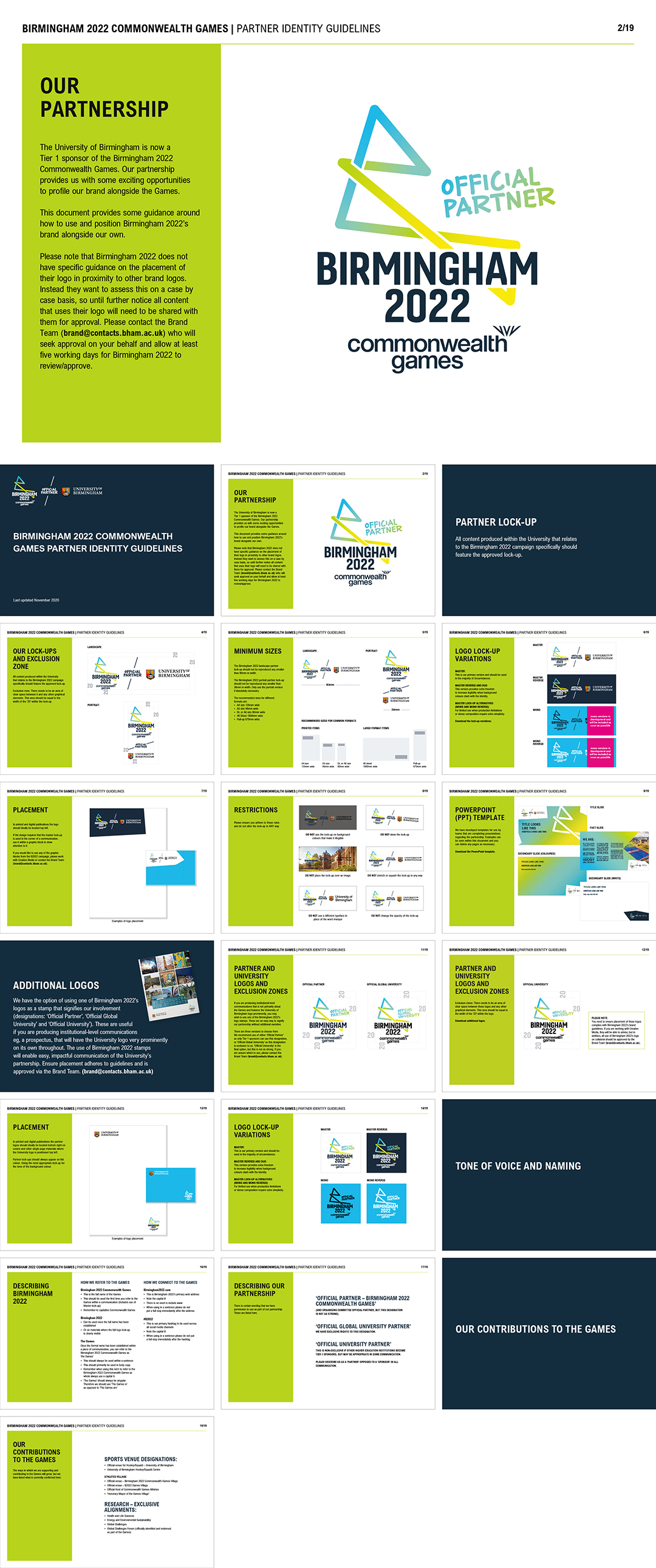 英国Birmingham 2022 Commonwealth Games伯明翰英联邦运动会logo规范