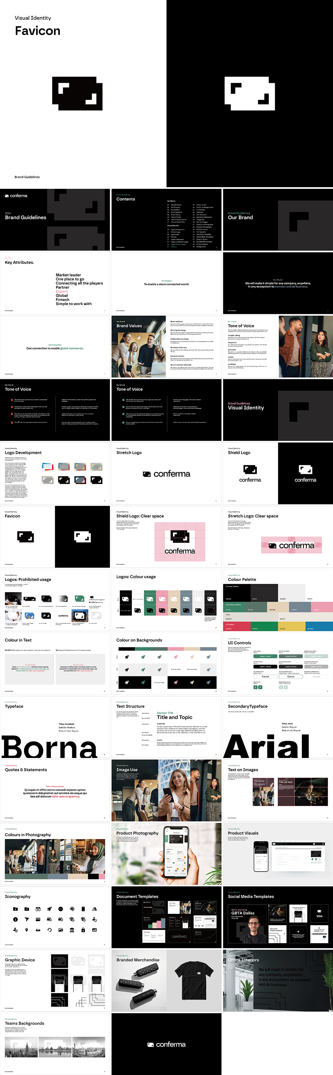 英国Conferma金融科技公司VI手册