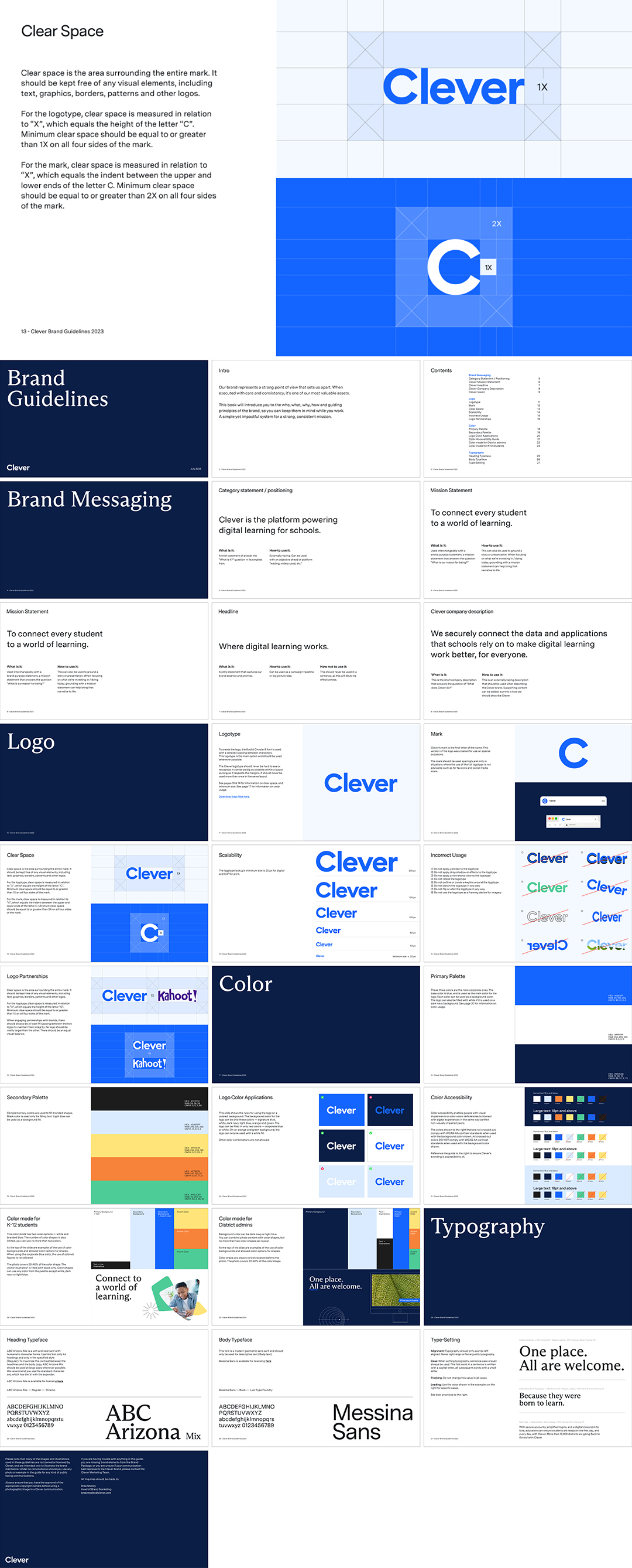 美国Clever教育科技公司logo规范