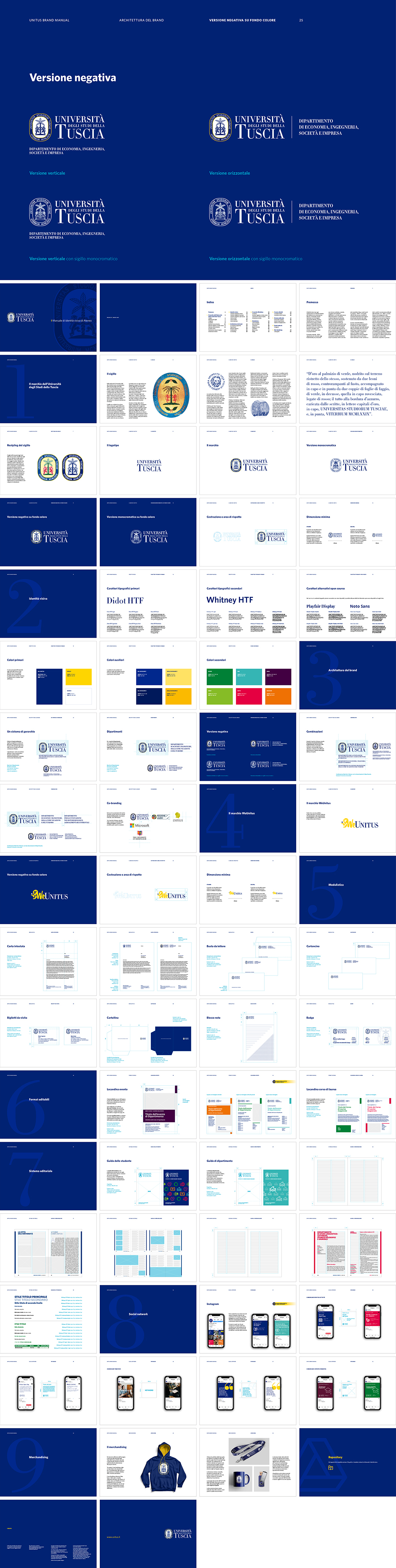 意大利Università degli studi della Tuscia图西亚大学VI手册