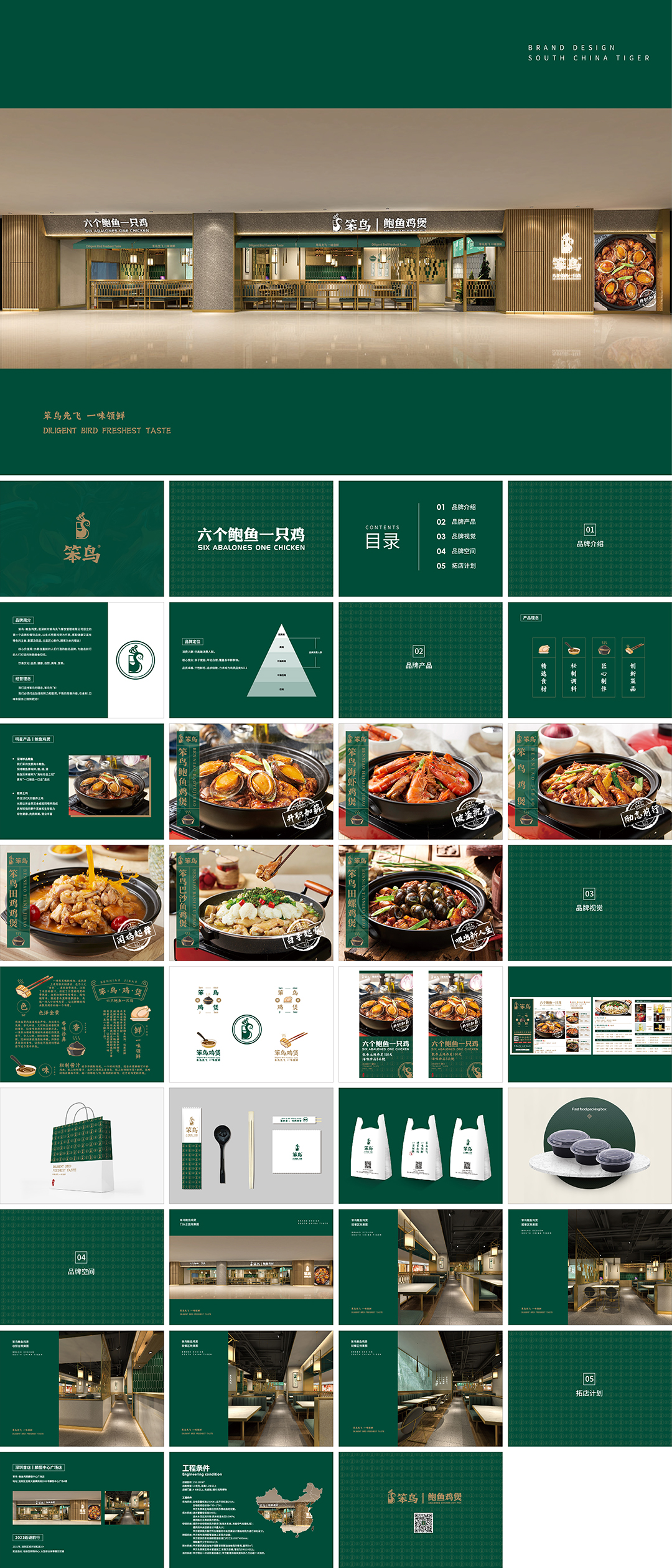 笨鸟鲍鱼鸡煲餐饮品牌手册