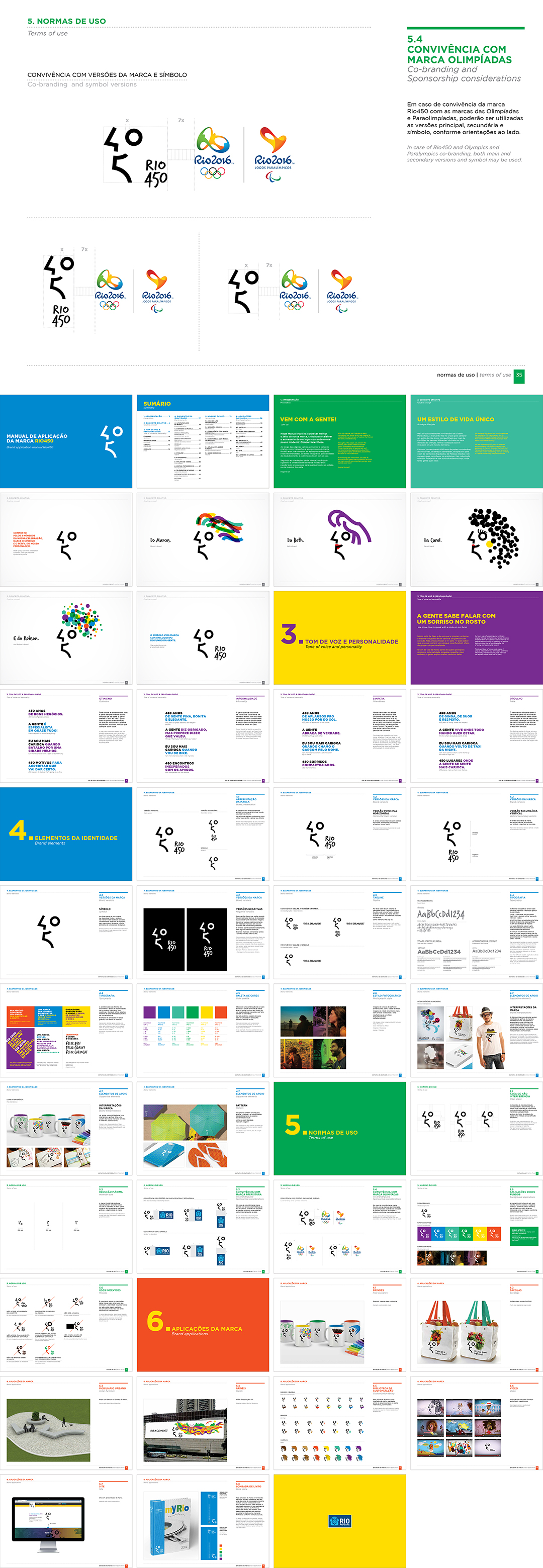 巴西Rio450里约热内卢450周年纪念活动VI手册