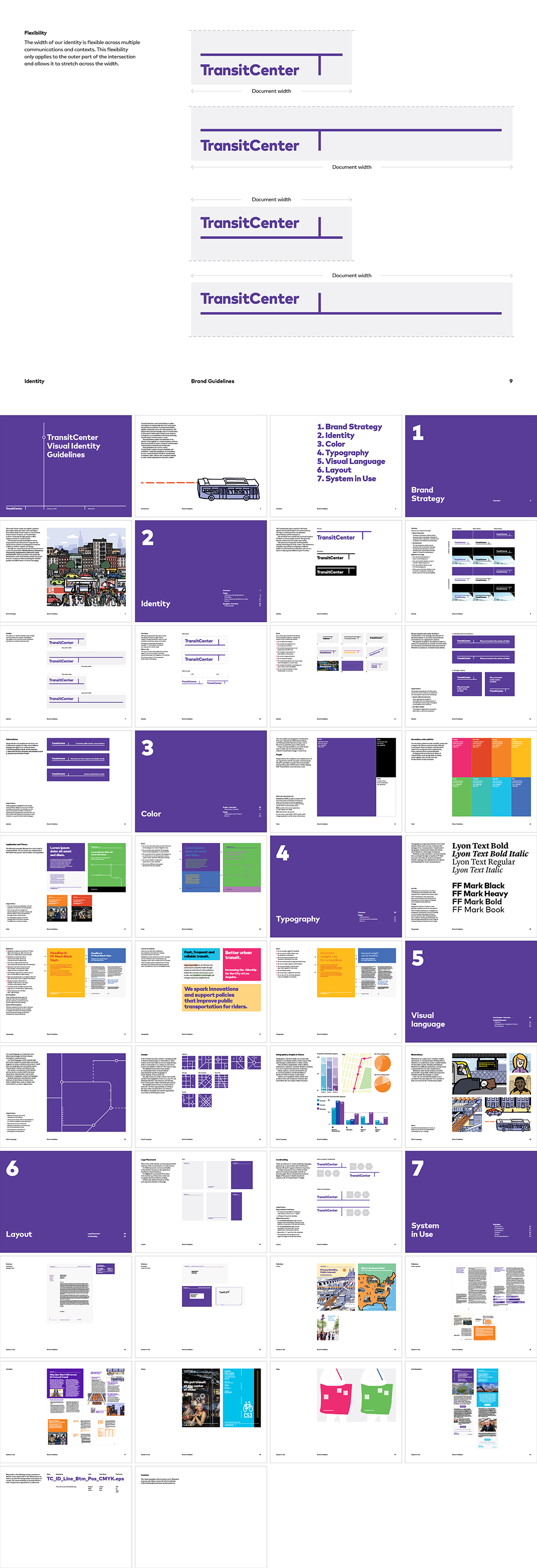 美国TransitCenter交通非营利组织VI手册
