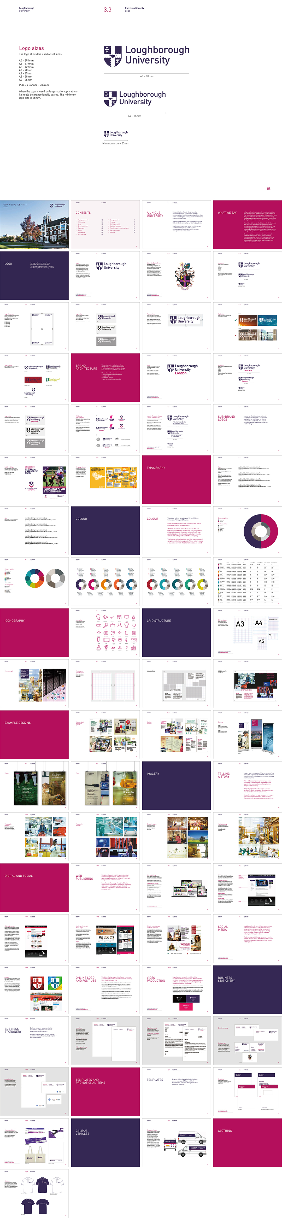 英国Loughborough University拉夫堡大学VI手册