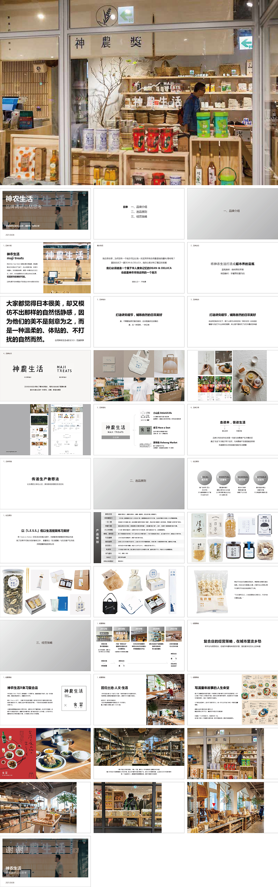 台湾神農生活品牌调研