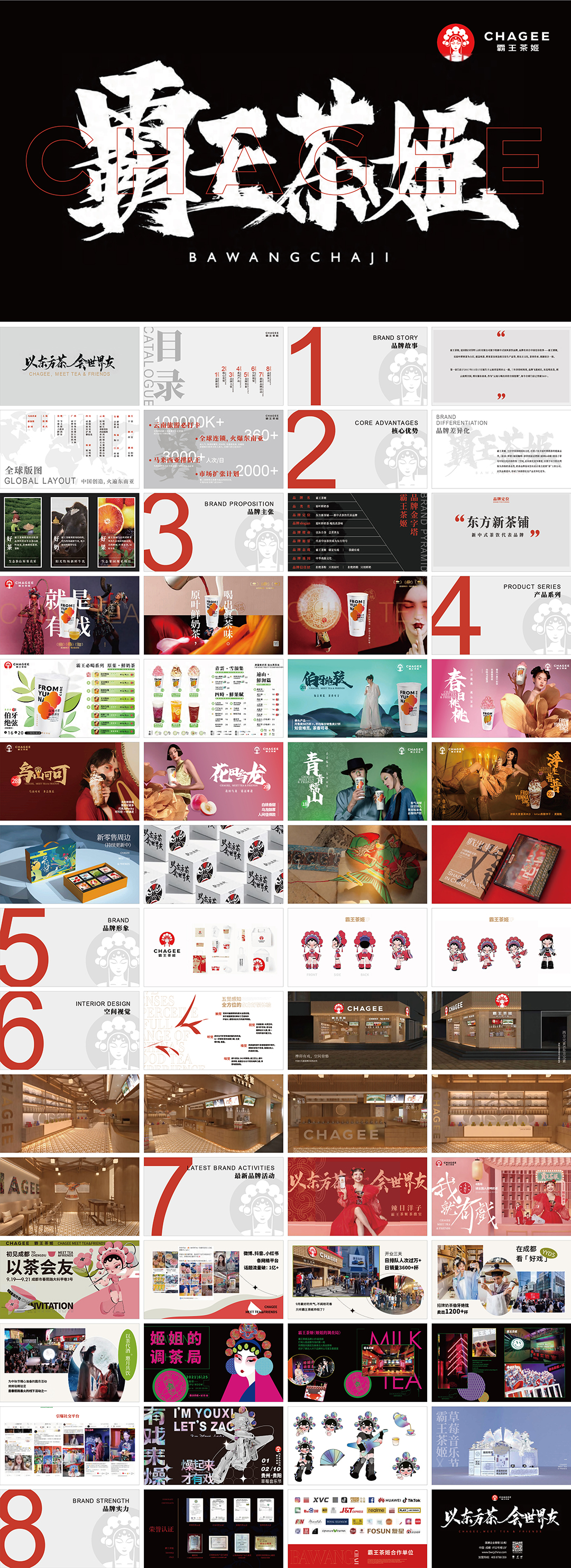 霸王茶姬品牌手册- 以东方茶会世界友