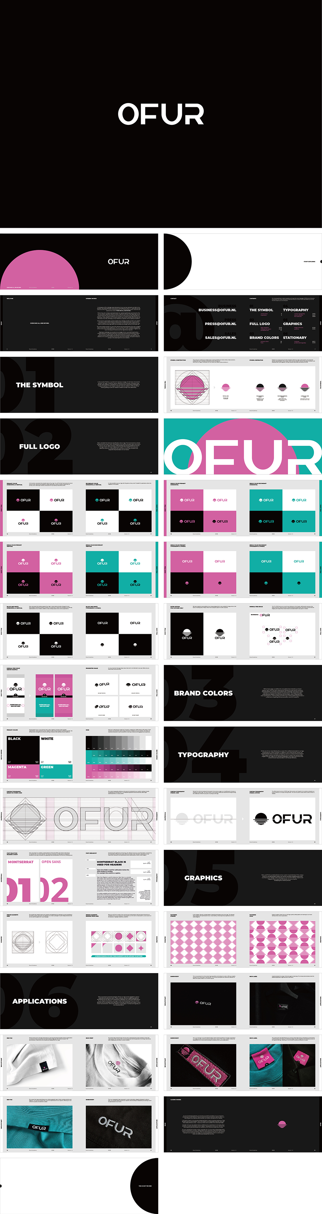 荷兰Ofur服装品牌VI手册