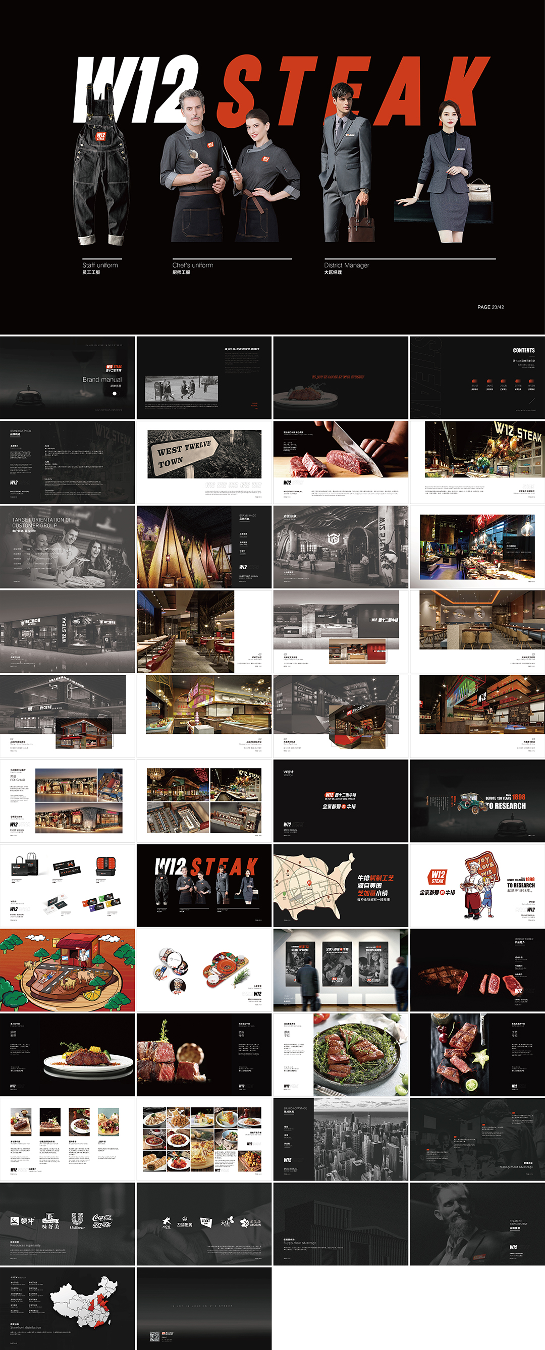 西十二街牛排品牌手册